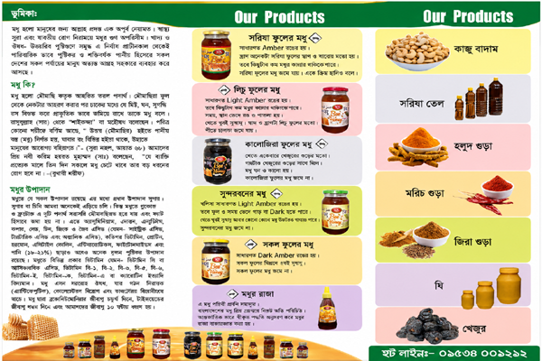Sundarban Mixed Honey 500g / সুন্দরবনের মিশ্র ফুলের মধু  ৫০০ গ্রাম